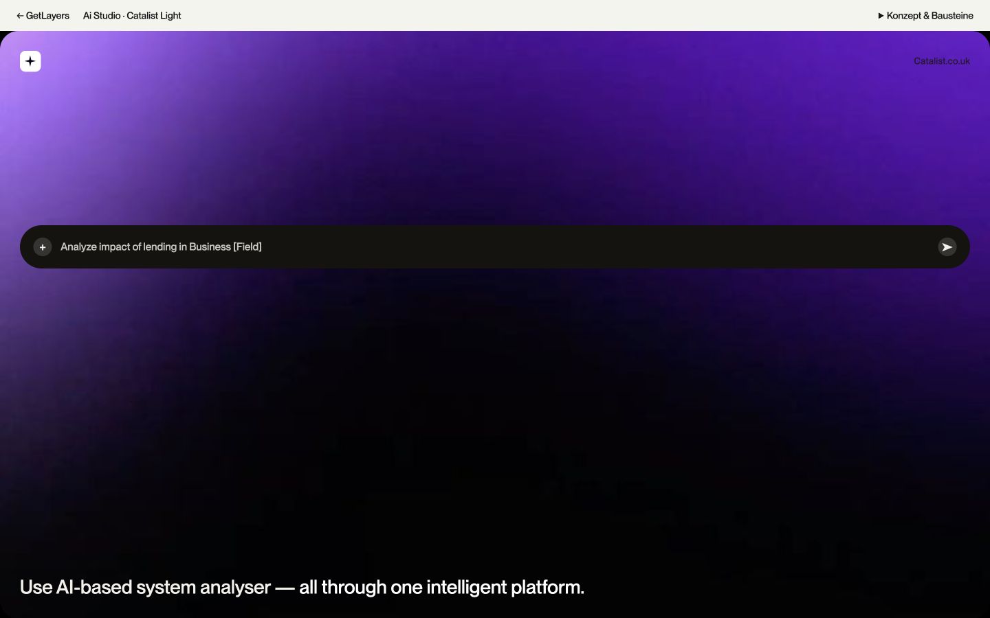 Vorschau: Ai Studio · Catalist Light