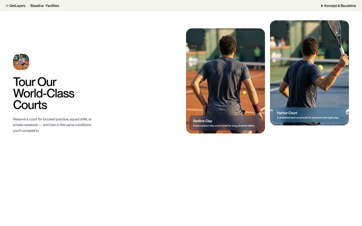 Vorschau: Baseline · Facilities