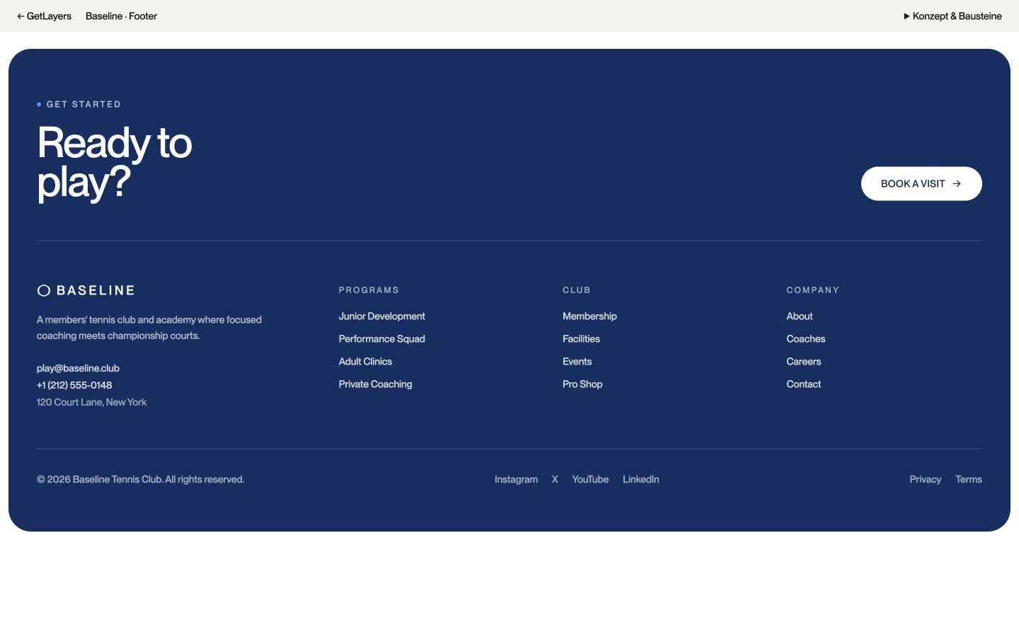 Vorschau: Baseline · Footer