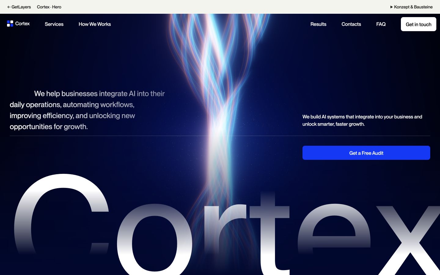 Vorschau: Cortex · Hero