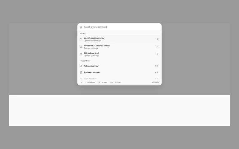 Vorschau: Command Menu 1